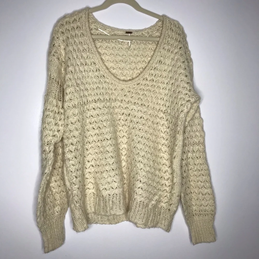 Free People Crashing Waves pullover knit sweater